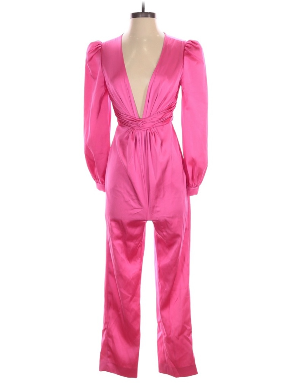 Puff Sleeve Jumpsuit Ieena for Mac Duggal Sz 2 - Picture 7 of 10